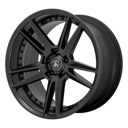 Set of 4: Asanti Abl 33 Reign Wheel, 20x10.5 +20 Offset 5x115, Satin Black - ABL33-20051520SB