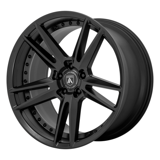 Set of 4: Asanti Abl 33 Reign Wheel, 20x10.5 +20 Offset 5x115, Satin Black - ABL33-20051520SB