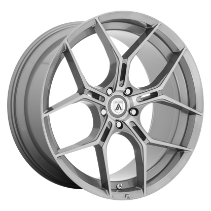 Set of 4: Asanti Abl 37 Monarch Wheel, 20x9.0 +38 Offset 5x114.3, Titanium Brushed - ABL37-20901238TB