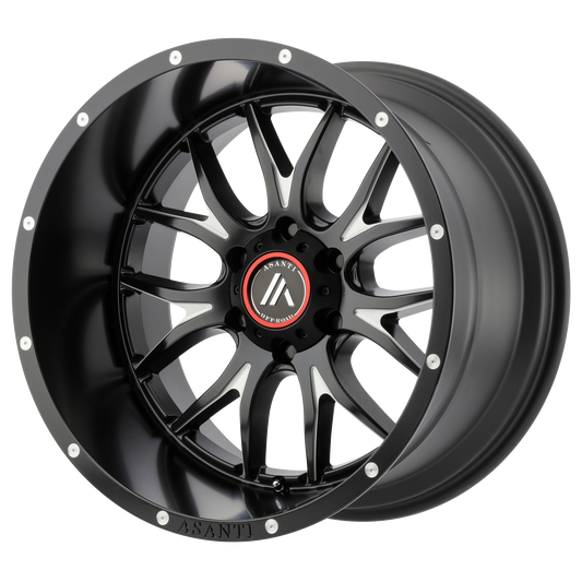 Asanti Ab807 Carbine Wheel, 20x9.0 +18 Offset 8x180, Satin Black Milled - AB807-20908818BM-C-Dub Tech