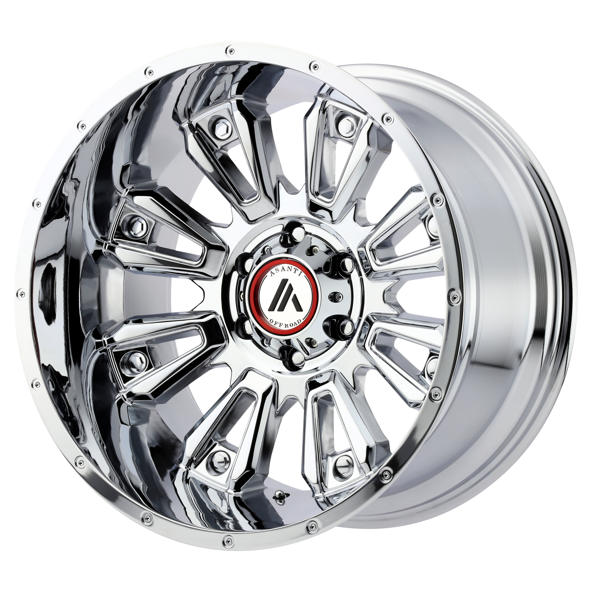 Asanti Ab808 Blackhawk Wheel, 20x9.0 +18 Offset 6x135, Chrome - AB808-20906318CH-C-Dub Tech