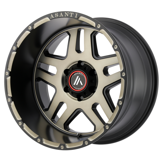 Asanti Ab809 Enforcer Wheel, 20x9.0 +18 Offset 6x135, Matte Black Machined Tint - AB809-20906318BK-C-Dub Tech