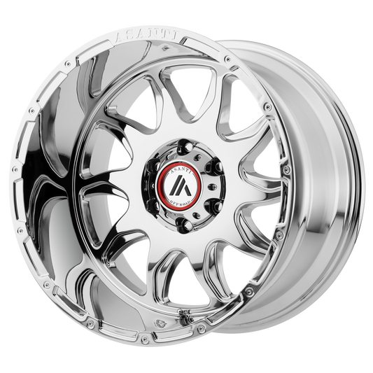 Asanti Ab810 Ballistic Wheel, 20x12.0 -44 Offset 8x165.1, Chrome - AB810-20128044NCH-C-Dub Tech