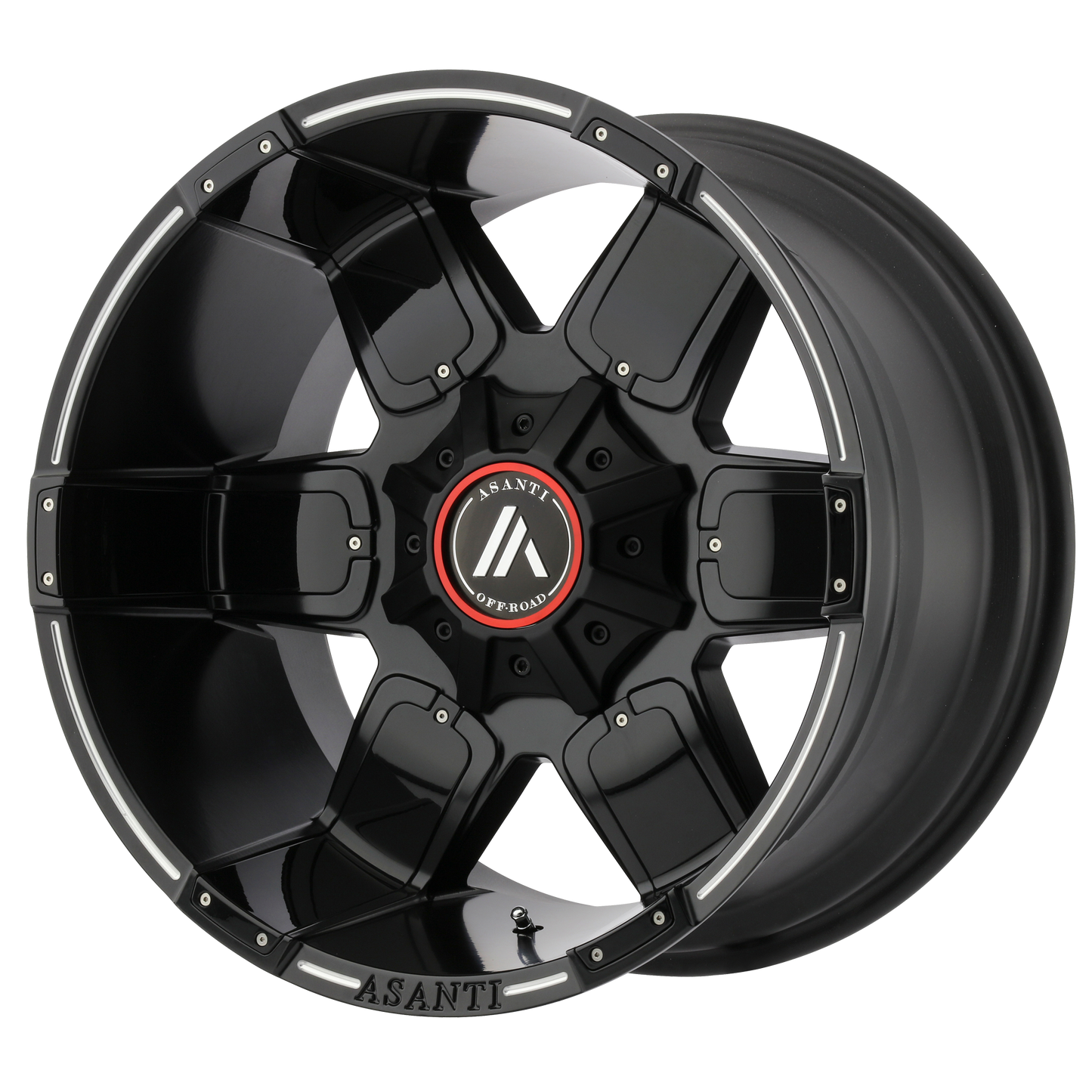 Asanti Ab811 Warthog Wheel, 20x10.0 -24 Offset 5x139.7/5x150, Satin Black Milled - AB811-20108624NBM-C-Dub Tech