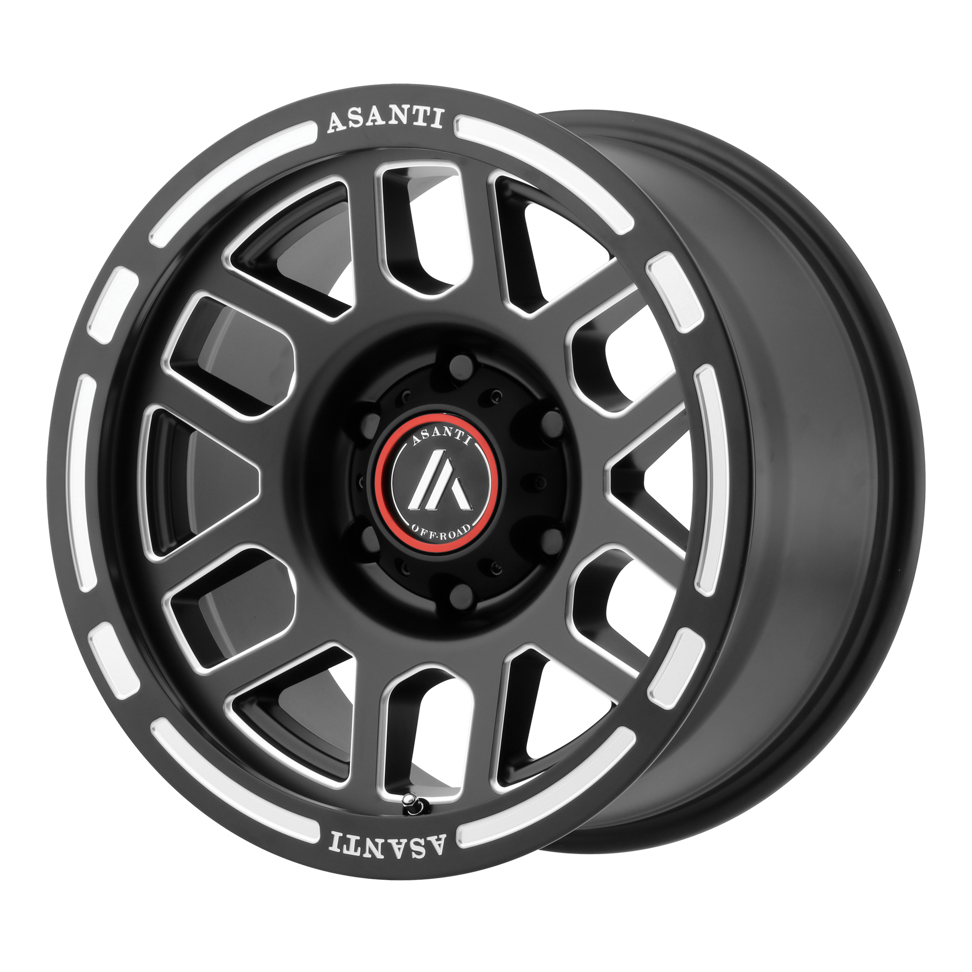 Asanti Ab812 Claymore Wheel, 17x8.0 +0 Offset 8x180, Satin Black Milled - AB812-17808800BM-C-Dub Tech