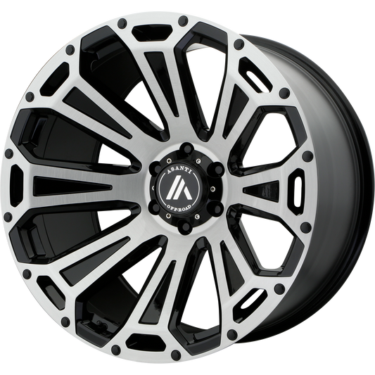 Asanti Ab813 Cleaver Wheel, 22x12.0 -40 Offset 8x180, Black Brushed - AB813-221288BB40N-C-Dub Tech