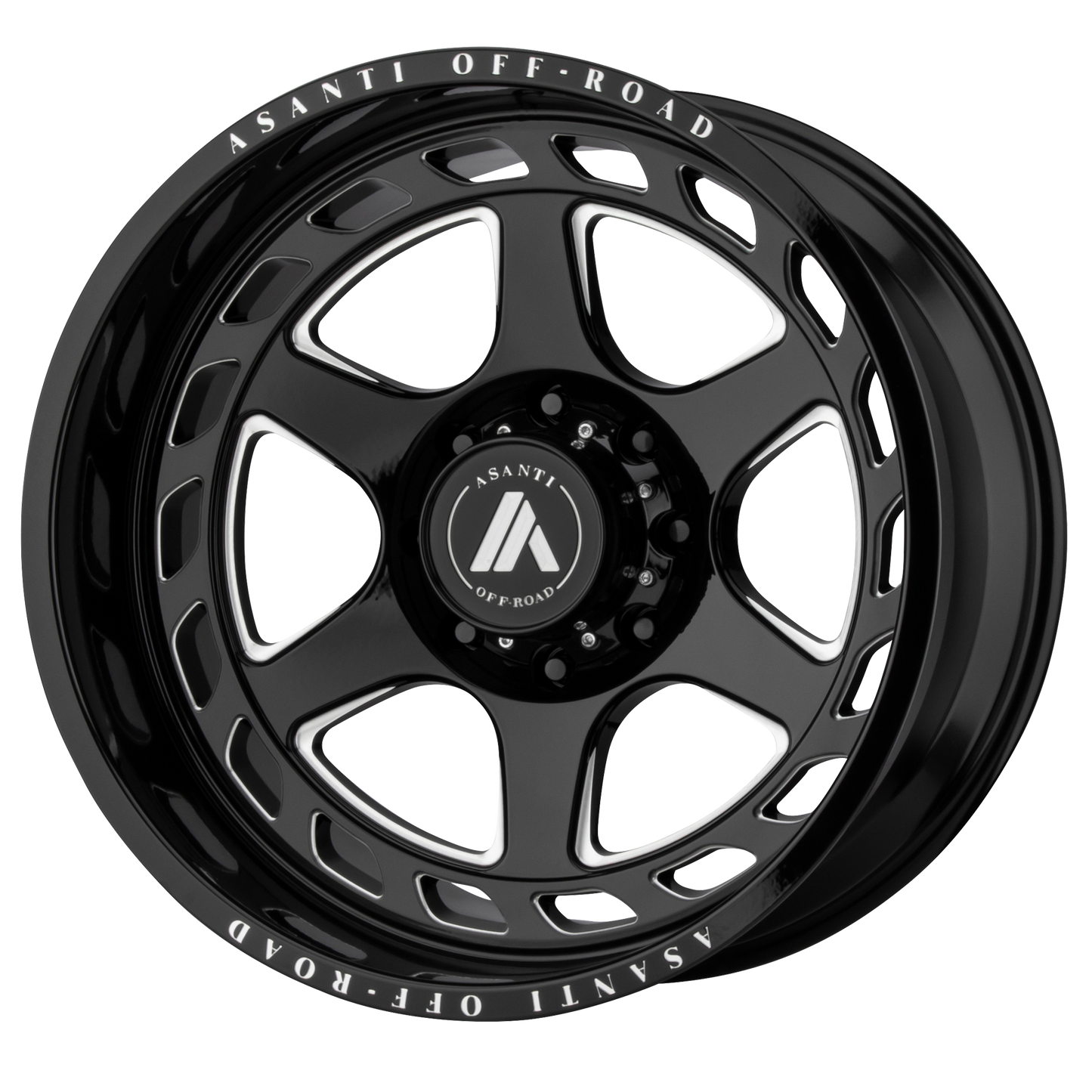 Asanti Ab816 Anvil Wheel, 20x9.0 +18 Offset 6x135, Gloss Black Milled - AB816-209063GB18-C-Dub Tech