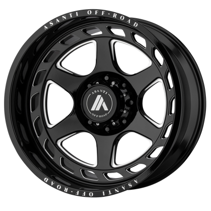 Asanti Ab816 Anvil Wheel, 20x9.0 +18 Offset 6x135, Gloss Black Milled - AB816-209063GB18-C-Dub Tech