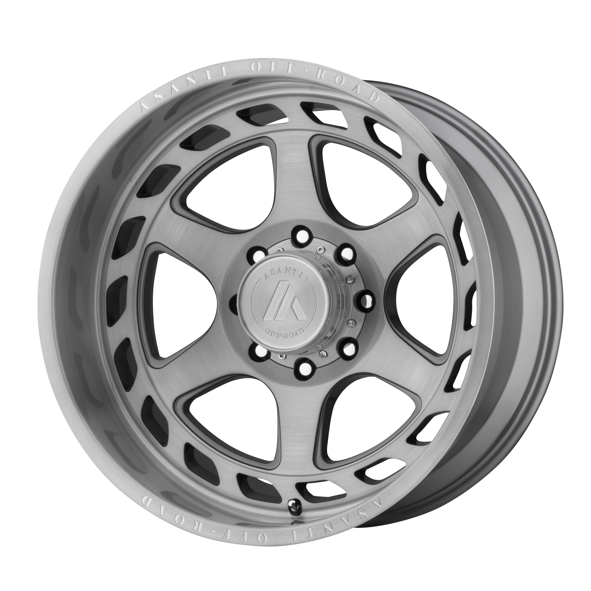 Asanti Ab816 Anvil Wheel, 20x10.0 -18 Offset 8x165.1, Titanium Brushed - AB816-201080TB18N-C-Dub Tech