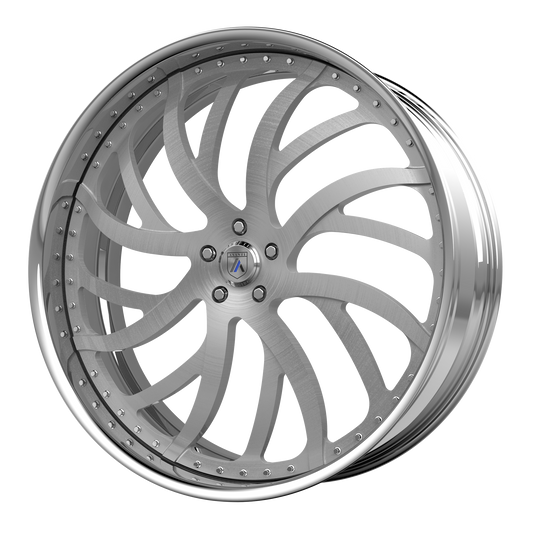 Set of 4: Asanti Af862 Wheel, 24x10.0 -20 Offset 5x120.65, Brushed - AF862-24103420NBRL