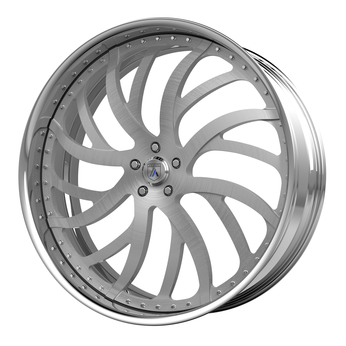 Set of 4: Asanti Af862 Wheel, 26x9.0 -2 Offset 5x120.65, Brushed - AF862-26903402NBRR