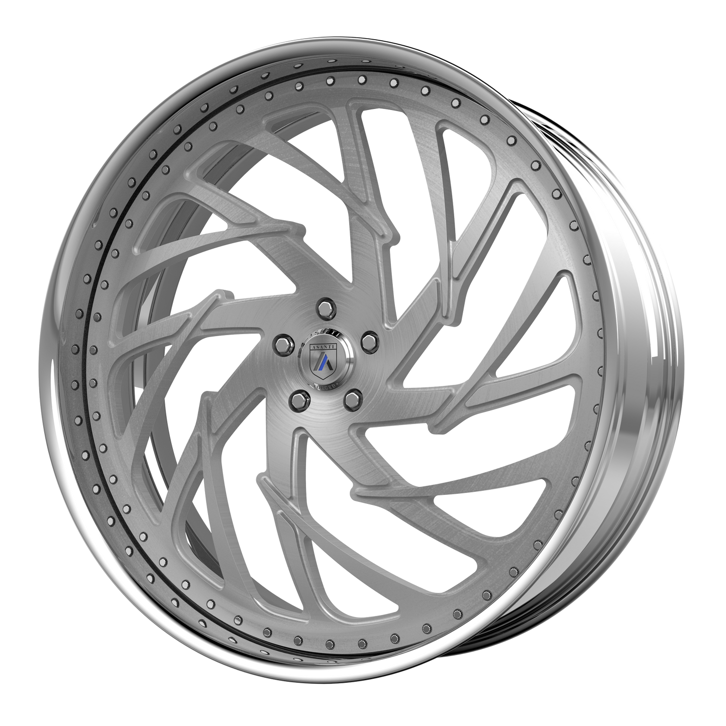 Set of 4: Asanti Af864 Wheel, 26x10.0 +5 Offset 5x120.65, Brushed - AF864-26103405BRR