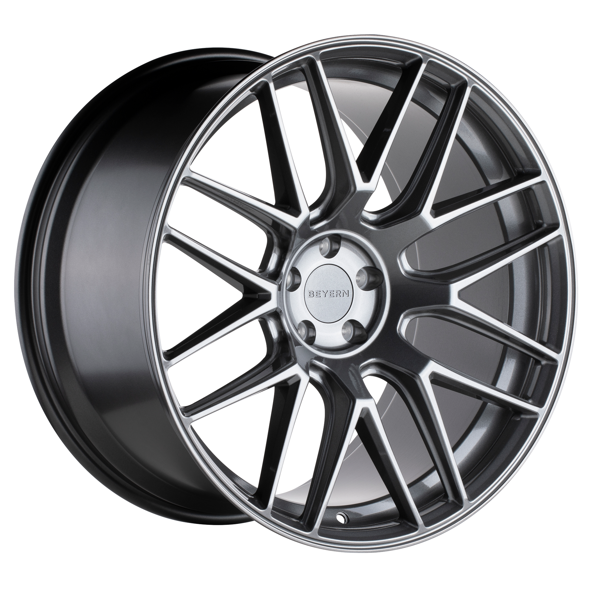 Beyern Autobahn Wheel, 22x10.5 +32 Offset 5x120, Gloss Gunmetal - 2205ATB325120G74-C-Dub Tech