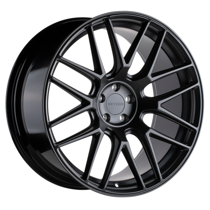 Beyern Autobahn Wheel, 20x10.0 +44 Offset 5x120, Matte Black - 2010ATB445120M74-C-Dub Tech