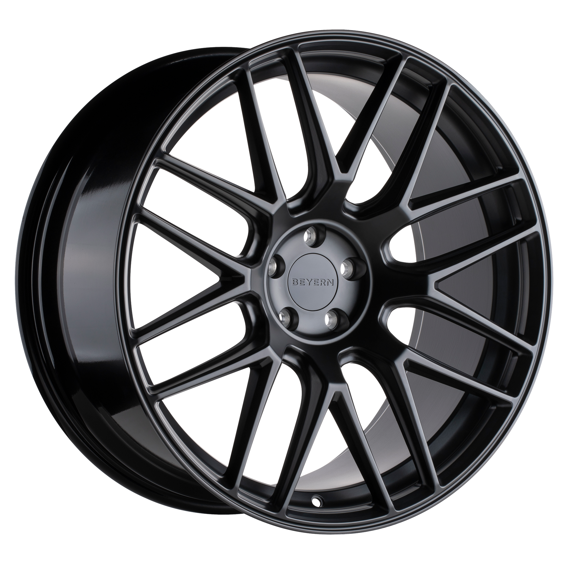 Beyern AUTOBAHN Wheel, 22x10.5 5x112, Matte Black - 2205ATB385112M66-C-Dub Tech