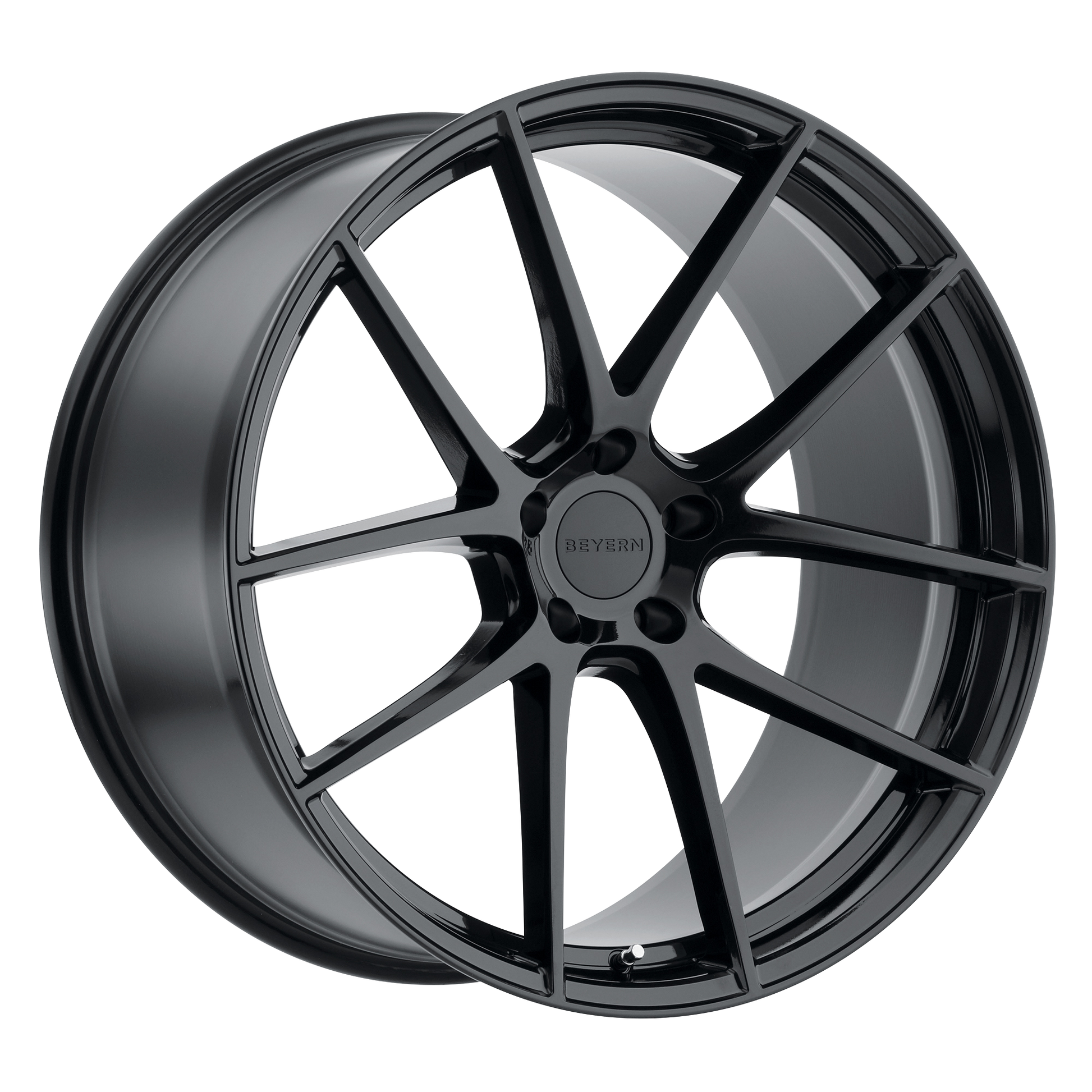 Beyern Ritz Wheel, 22x10.5 +32 Offset 5x120, Gloss Black - 2205BFT325120B72-C-Dub Tech