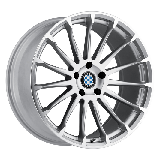 Beyern Aviatic Wheel, 20x10.0 +45 Offset 5x120, Silver W/ Mirror Cut Face - 2010BYA455120S72-C-Dub Tech