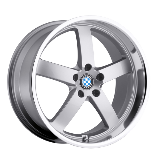 Beyern Rapp Wheel, 20x10.0 5x120, Silver W/ Mirror Cut Lip - 2010BYR255120S74-C-Dub Tech
