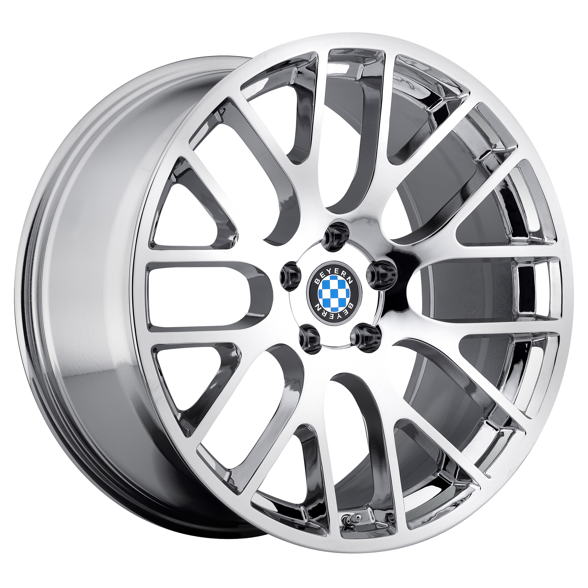 Beyern Spartan Wheel, 19x9.5 +25 Offset 5x120, Chrome - 1995BYS255120C74-C-Dub Tech