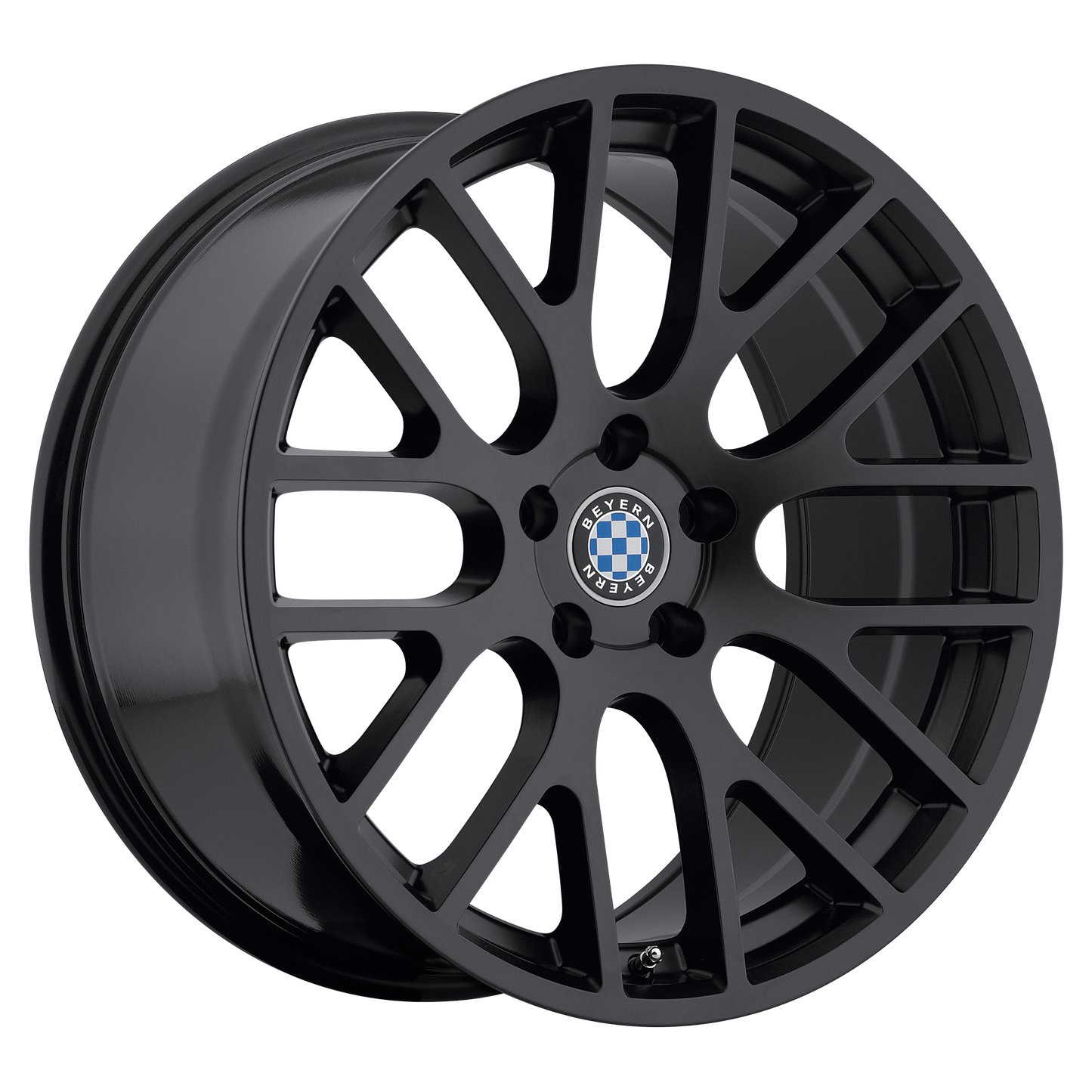 Set of 4: Beyern Spartan Wheel, 17x9.0 +20 Offset 5x120, Matte Black - 1790BYS205120M74