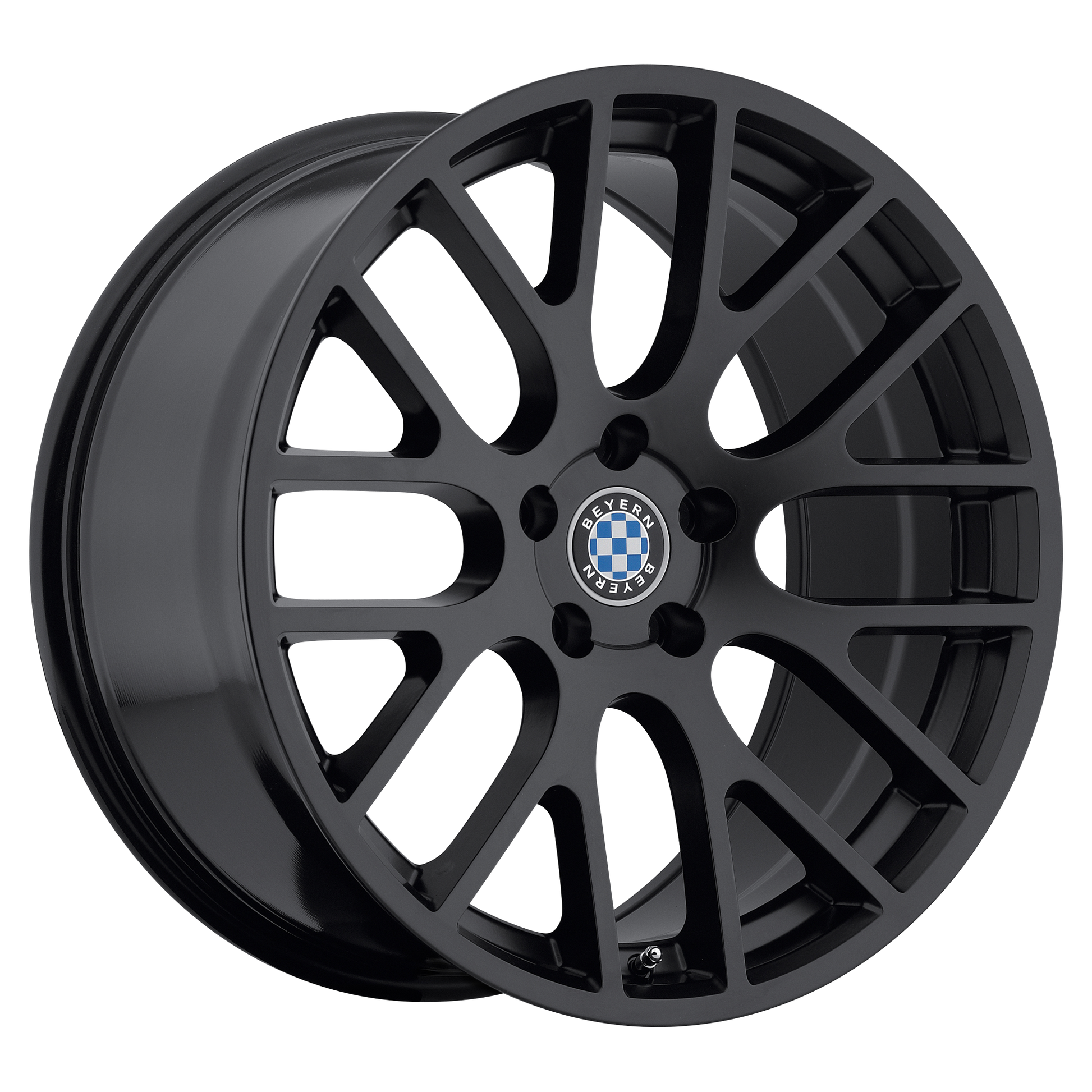 Beyern Spartan Wheel, 20x10.0 +25 Offset 5x120, Matte Black - 2010BYS255120M74-C-Dub Tech