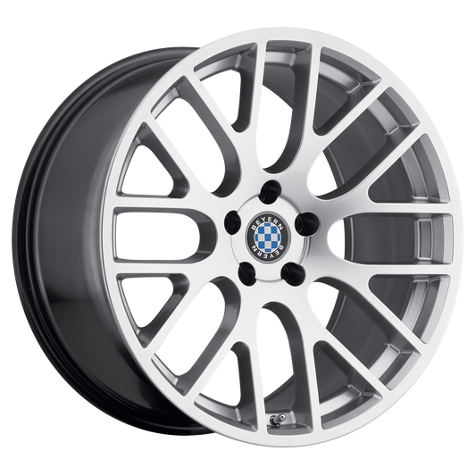 Beyern Spartan Wheel, 20x9.0 +20 Offset 5x120, Hyper Silver - 2090BYS205120S74-C-Dub Tech