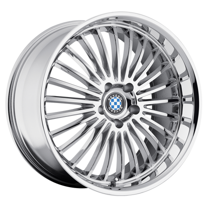 Set of 4: Beyern Multi Wheel, 20x10.0 +25 Offset 5x120, Chrome - 2010BYT255120C74