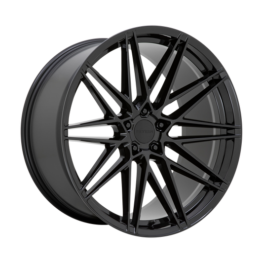 Beyern Damon Wheel, 22x11.0 +30 Offset 5x120, Gloss Black - 2211DMN305120B74-C-Dub Tech