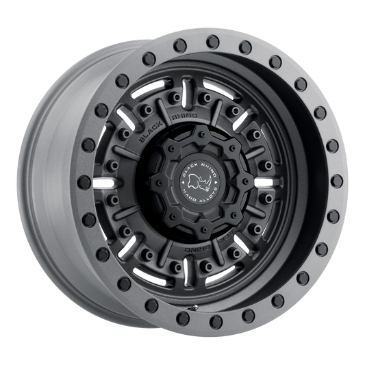 BLACK RHINO ABRAMS TEXTURED MATTE GUNMETAL-C-Dub Tech