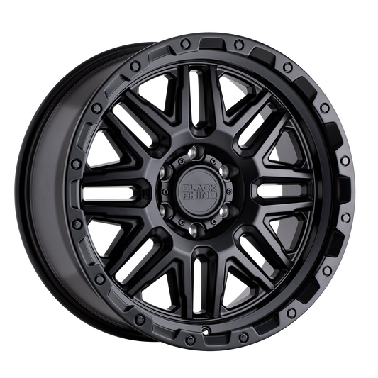 BLACK RHINO ALAMO MATTE BLACK W/ BLACK BOLTS-C-Dub Tech