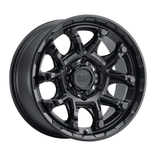 BLACK RHINO ARK MATTE BLACK W/ GLOSS BLACK BOLTS-C-Dub Tech