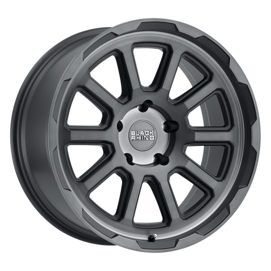 Black Rhino Chase Wheel, 18x9.5 +0 Offset 5x139.7, Brushed Gunmetal - 1895CHS005140G78-C-Dub Tech