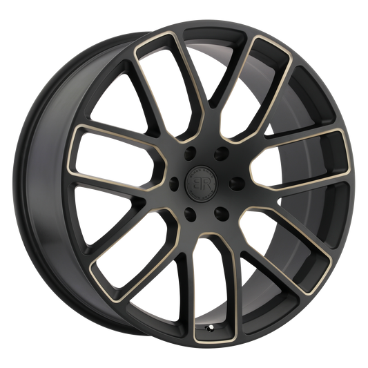 BLACK RHINO KUNENE MATTE BLACK W/ DARK TINT MILLED SPOKES-C-Dub Tech