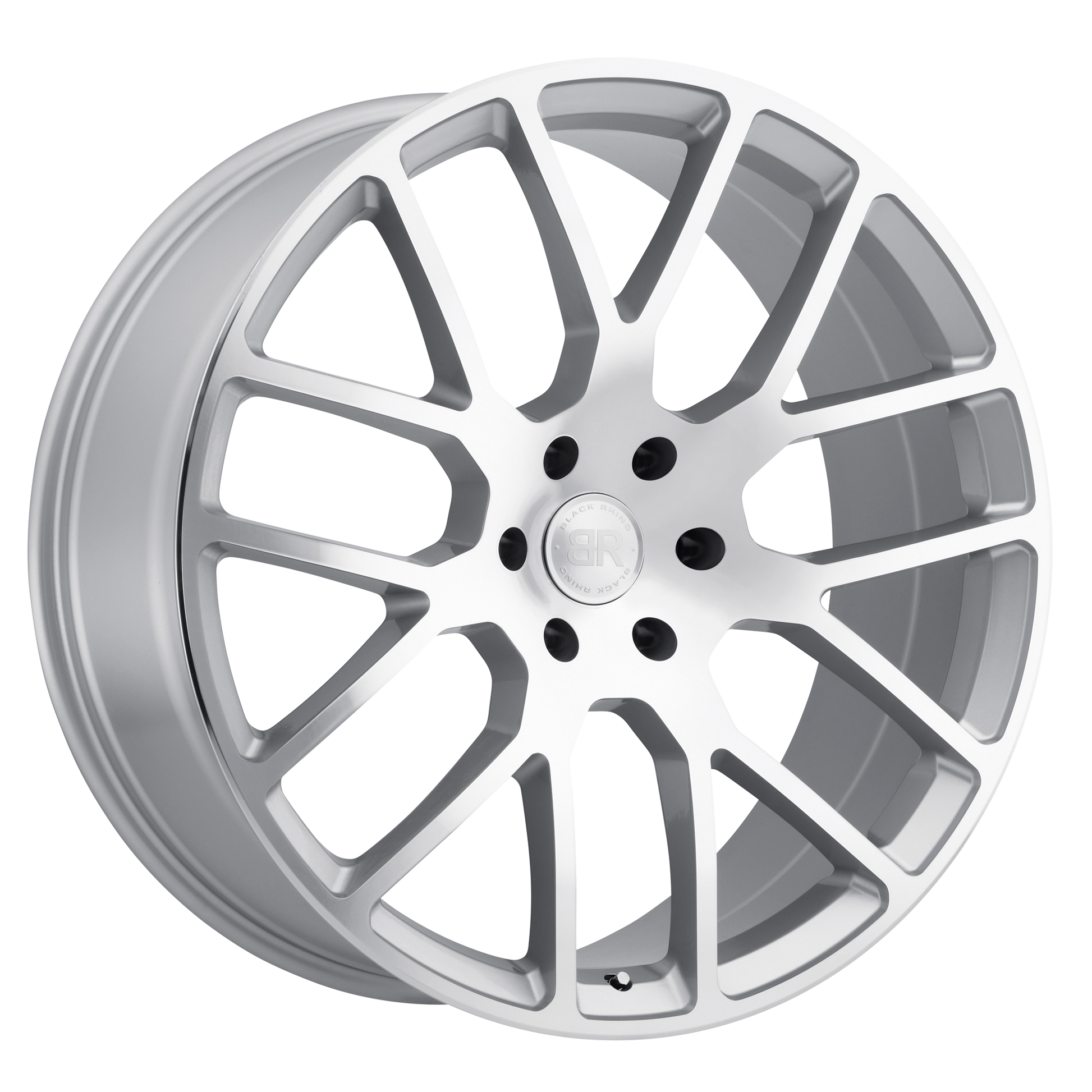 BLACK RHINO KUNENE SILVER W/ MIRROR-CUT FACE-C-Dub Tech