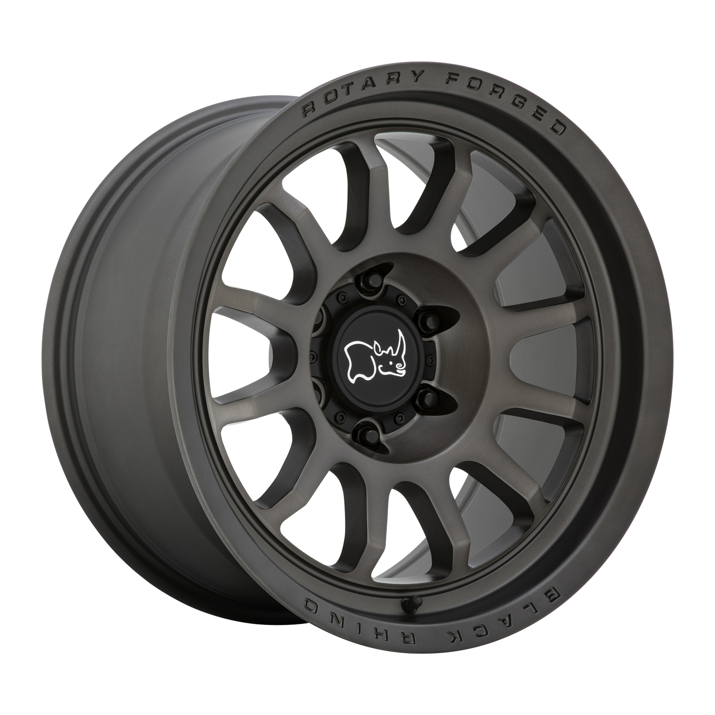 Black Rhino Rapid Wheel, 17x9.0 +12 Offset 6x135, Matte Brushed Gunmetal - 1790RPD126135G87-C-Dub Tech
