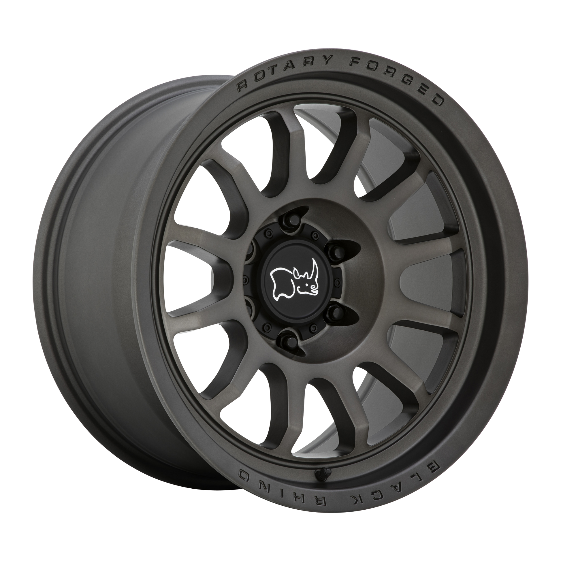 Black Rhino Rapid Wheel, 17x9.0 +12 Offset 6x135, Matte Brushed Gunmetal - 1790RPD126135G87-C-Dub Tech