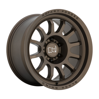 Set of 4: Black Rhino Rapid Wheel, 18x9.0 +12 Offset 6x139.7, Matte Bronze - 1890RPD126140Z12