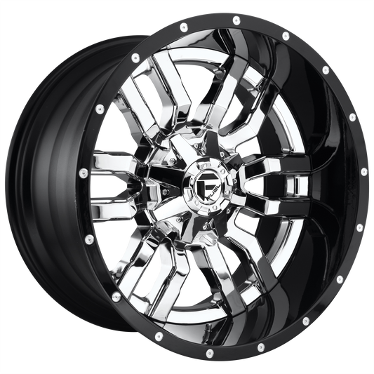 FUEL SLEDGE CHROME PLATED GLOSS BLACK LIP