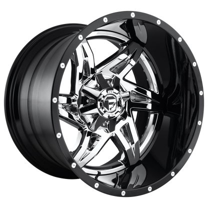 FUEL ROCKER CHROME PLATED GLOSS BLACK LIP