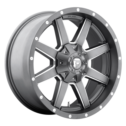 FUEL MAVERICK MATTE GUN METAL MILLED