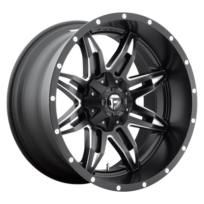 FUEL LETHAL MATTE BLACK MILLED