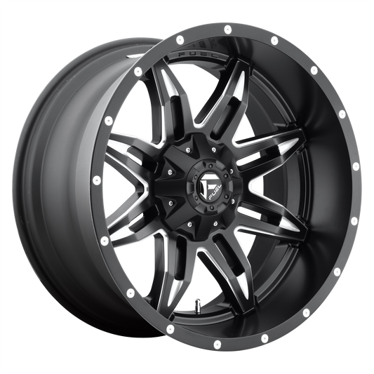 FUEL LETHAL MATTE BLACK MILLED