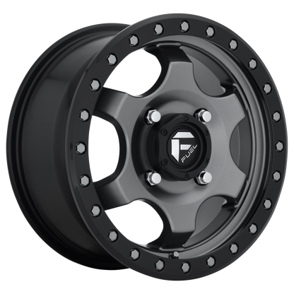 FUEL GATLING MATTE GUN METAL BLACK BEAD RING