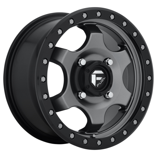 FUEL GATLING MATTE GUN METAL BLACK BEAD RING