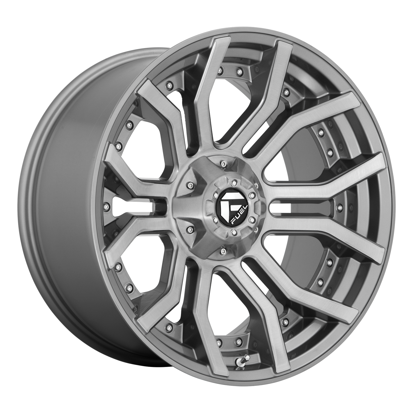 FUEL PLATINUM BRUSHED GUN METAL TINTED CLEAR