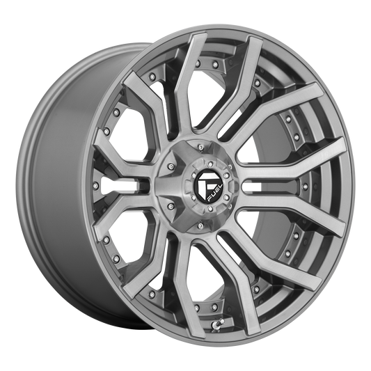 FUEL PLATINUM BRUSHED GUN METAL TINTED CLEAR
