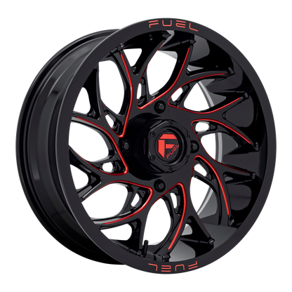FUEL UTV GLOSS BLACK MILLED CANDY RED