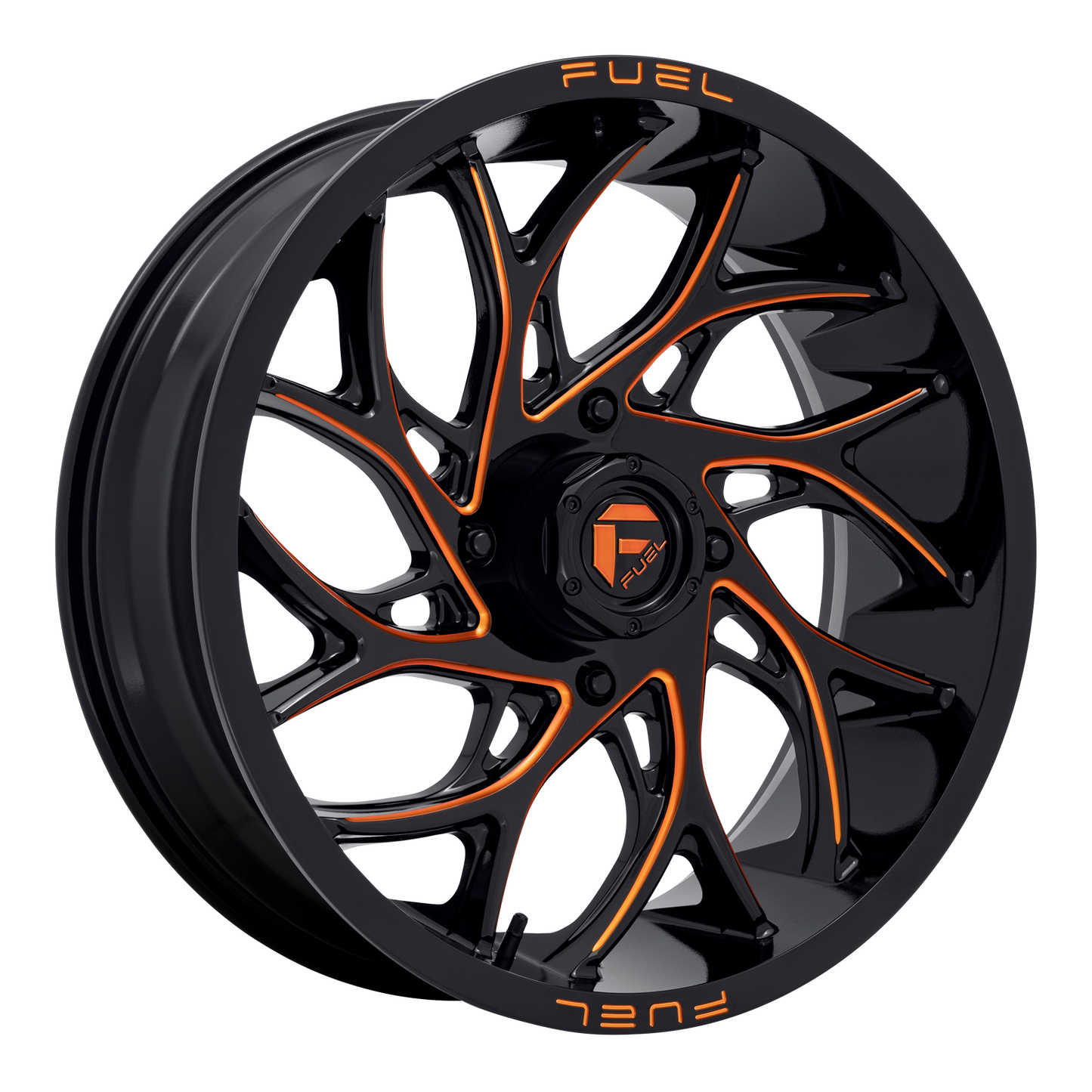 FUEL UTV GLOSS BLACK MILLED ORANGE