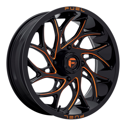 FUEL UTV GLOSS BLACK MILLED ORANGE