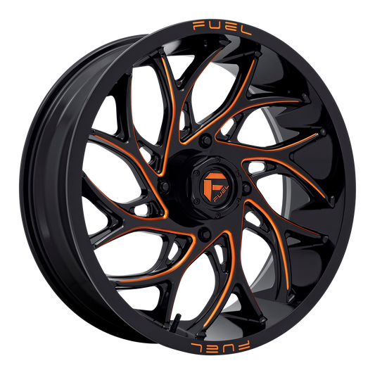 FUEL UTV GLOSS BLACK MILLED ORANGE